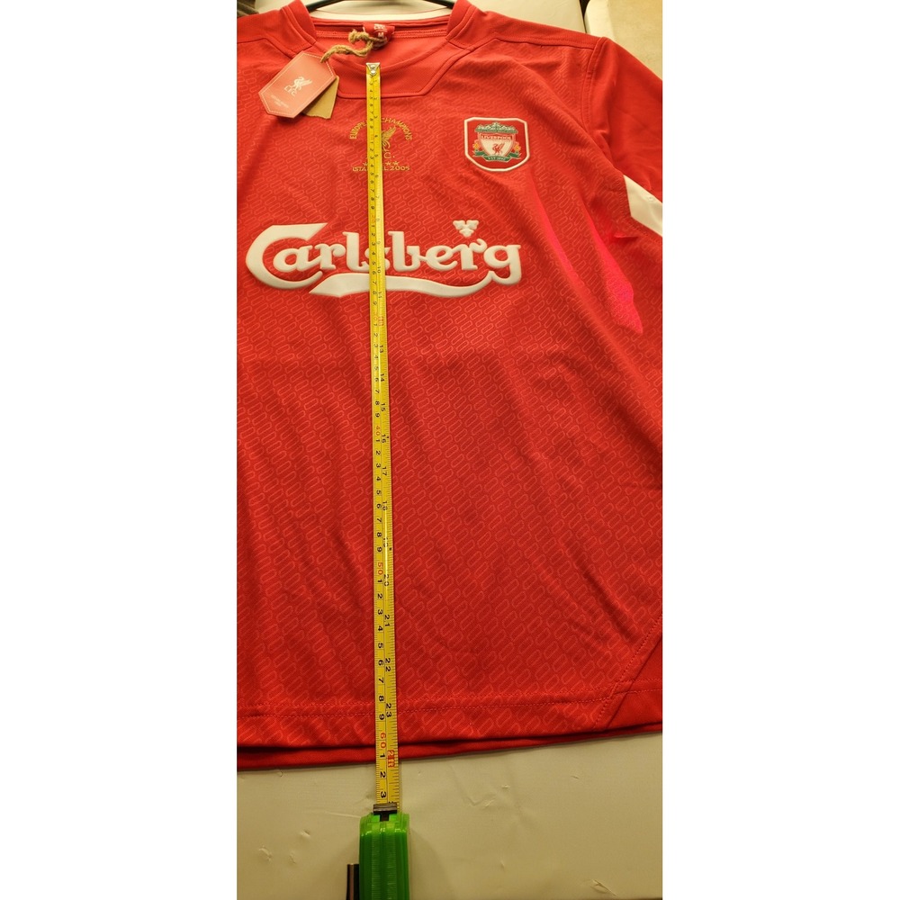 Liverpool FC European Champions 2005 Istanbul Football Jersey Men's Size M Red - Picture 3 of 8
